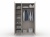 Шкаф 3-х дверный с зеркалом СВ-518 «Тиффани» (Диана)