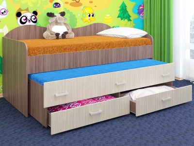 Кровать детская двухместная «Нимфа»