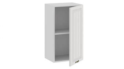 Шкаф навесной c одной дверью 400 «Лина» (Белый/Белый)