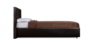 Кровать «Космопорт» (Дрим) с ПМ на 1400 коричневая