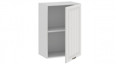 Шкаф навесной c одной дверью 500 «Лина» (Белый/Белый)