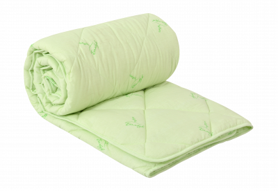 Одеяло «Бамбук» 2 сп, 150 г/м2, сатин/тик
