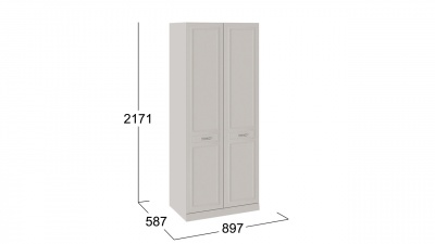 Шкаф для одежды с 2 глухими дверями «Сабрина»