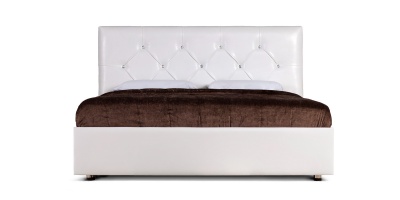Кровать «Монблан» (Марсель) на 1600 белая