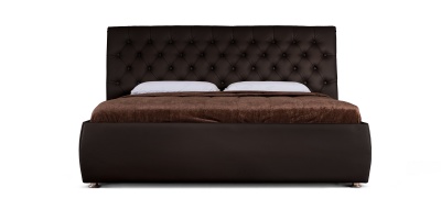 Кровать «Эрмитаж» (Виктория) с ПМ на 1400 коричневый