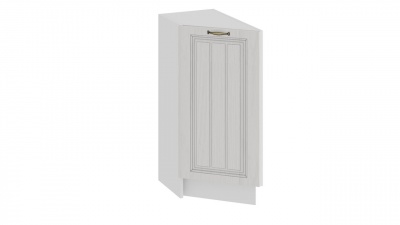Шкаф напольный торцевой с одной дверью «Лина» (Белый/Белый)