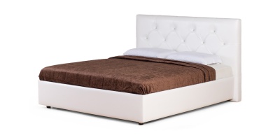 Кровать «Монблан» (Марсель) на 1400 белая