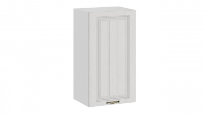 Шкаф навесной c одной дверью 400 «Лина» (Белый/Белый)