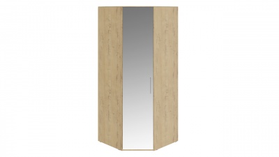 Шкаф угловой с 1 зеркальной дверью левый «Николь» Бунратти