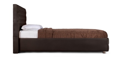 Кровать «Купол тысячелетия» («Алеро») на 1600 коричневая
