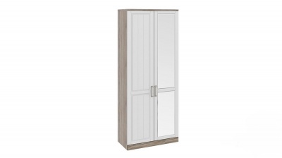 Шкаф для одежды с 1-ой глухой и 1-ой зеркальной дверями R «Прованс»