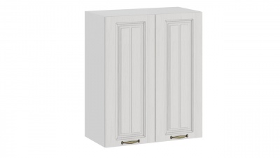 Шкаф навесной c двумя дверями 600 «Лина» (Белый/Белый)