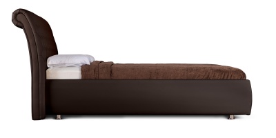 Кровать «Эрмитаж» (Виктория) с ПМ на 1400 коричневый