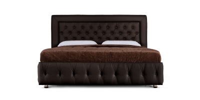 Кровать «Биг Бен» (Сити) с ПМ на 1600 коричневая