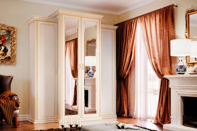 шкаф четырехдверный с пеналами (корпус, боковые двери в комплекте) «Венето»купить в Москве